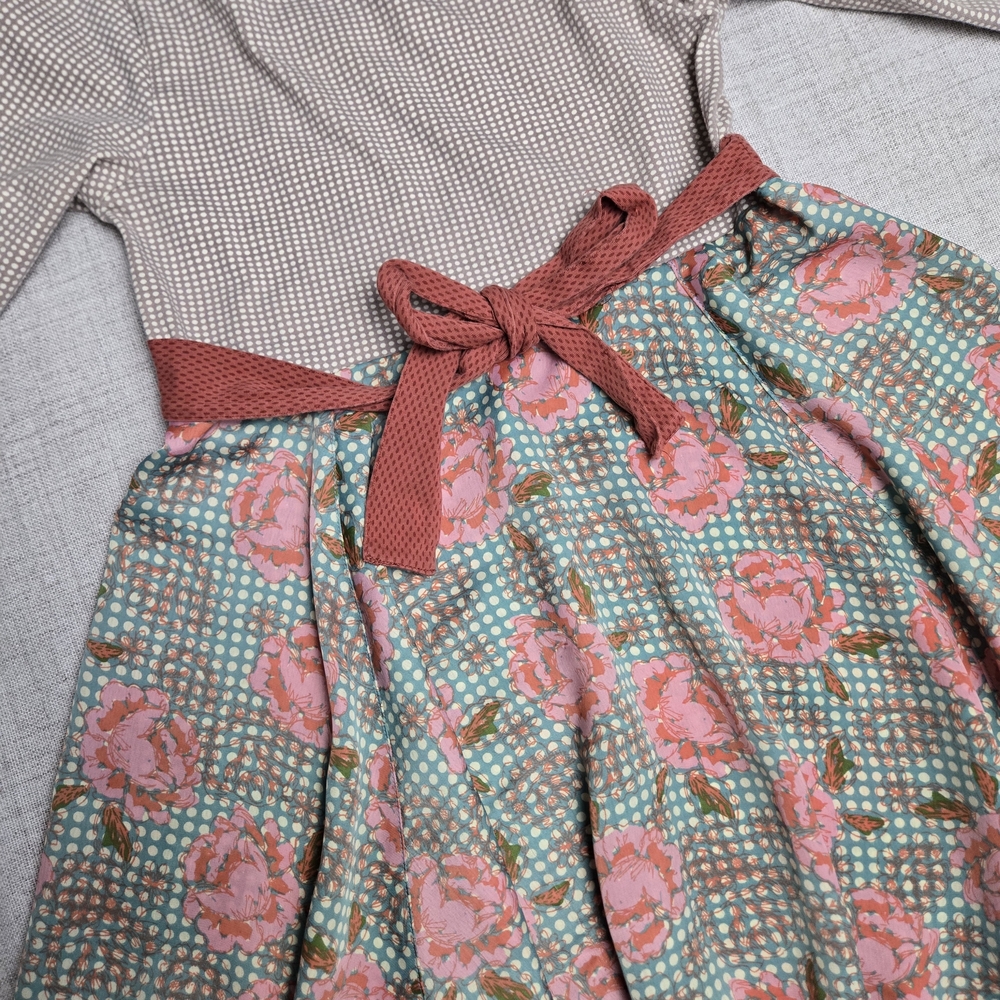 Matilda Jane Sweetheart Dress 6 Floral Polka Dot Ruffle Twirl Boutique - Picture 9 of 11